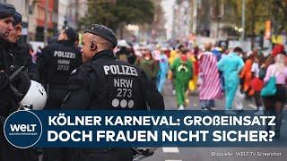 KÖLNER KARNEVAL: Trotz Großeinsatz der Polizei waren Frauen nicht sicher – Drei Vergewaltigungen!