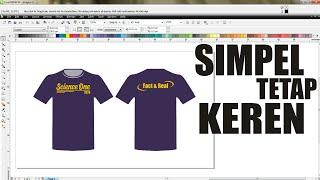 Desain Kaos Simple Namun Tetap Keren | CorelDRAW Indonesia