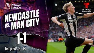 Highlights & Goals: Newcastle vs. Manchester City 1-1 | Premier League | Telemundo Deportes