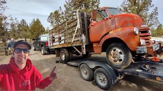 Sketchy classic truck rescue takes a hilarious turn!  You can't watch without laughing!