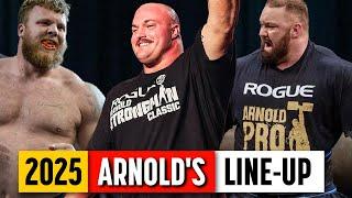 The 2025 Arnold Strongman Classic Athlete Line-Up