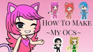 How To Make My OCs! | Gacha Life | Jasmine Sweet Girl | (READ DESCRIPTION)