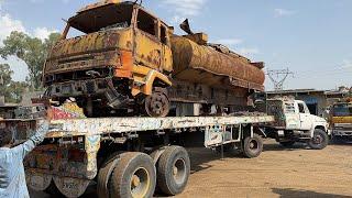 Amazing Restoration of a RUSTY water tanker lying in the ground /