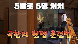 【발로란트】원탭 고수도 좀 힘들걸?