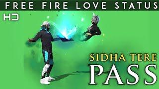 Sidha Tere Paas Free Fire Love Status | FF Green screen video No copyright issue by @No_Rules_YT_