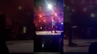 Rich ID- performing his brand new single (Own boss) at Pops express Live in Lusaka