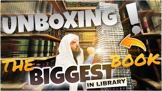 MUST WATCH! UNBOXING THE BIGGEST BOOK IN MY LIBRARY!!