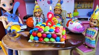 POP IT CAKE  FOR DIANA'S FORGOTTEN BIRTHDAY! Katya and Max a funny family funny TV series Darinelka