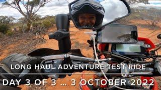 Day 3 of 3 - Test ride mod’s & upgrades to my Honda CRF300L Hérmes for long haul adventure riding