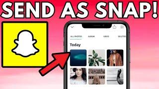 How to Send a Video From Gallery As a Snap