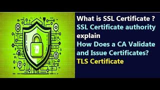 What is SSL Certificate ? Certification Authority Explain | Security + Training