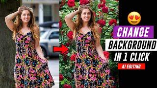 How to change background in photo | photolab.me how to use | ai background changer