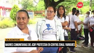 Madres comunitarias del ICBF protestan en centro zonal Yariguies