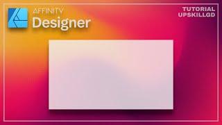 Affinity Designer TRANSPARENT BACKGROUND [Tutorial]