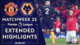 Manchester United v. Wolves | PREMIER LEAGUE HIGHLIGHTS | 2/1/2020 | NBC Sports