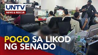 Illegal POGO hub sa Pasay City, sinalakay; 185 dayuhan, nasakote