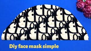 Sewing tutorial | Fabric face mask sewing tutorial #48 | DIY 85