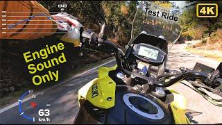 Suzuki V Strom SX 250 test ride [RAW] POV | Engine Sound | Uphill, Downhill and OffRoad with pillion