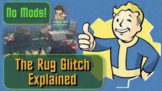 Fallout 4 How to Use the Rug Glitch. No Mods Settlement Building 2022.