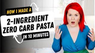 I Made 2-INGREDIENT Keto Pasta in Under 10 MINUTES | NO FLOUR | PERFECT Pasta for Diabetics