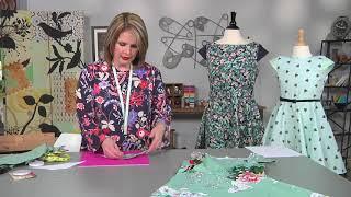 Learn how add cap sleeves to any top or dress on It’s Sew Easy with Caroline Critchfield (1705-2)