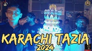 MACHIS KI TILIYO KA TAZIA 3 CHOTAY TAZIA KARACHI TAZIA 9 OR 10 MUHARRAM TAZIA #2024 #muharram #vlog