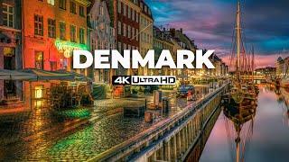 FLYING OVER DENMARK 4K Drone Film + Music for beautiful relaxation.