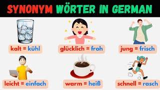 Essential German Synonyms: Improve Your Vocabulary | A1-A2-B1 |