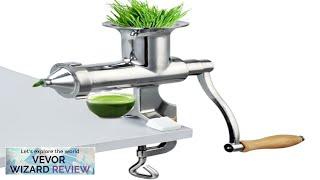 VEVOR Wheatgrass Extractor Portable Wheatgrass Juicer with 3 Sieves Wheatgrass Juicers Review