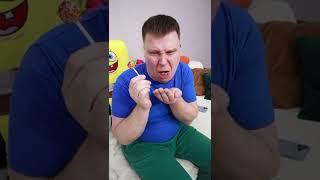 Prank on dad with chupa chups #shorts by Milli Star