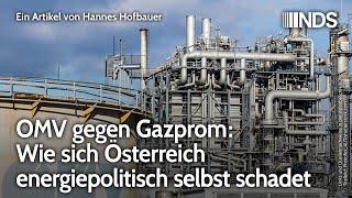 OMV gegen Gazprom: Wie sich Österreich energiepolitisch selbst schadet | Hannes Hofbauer | NDS