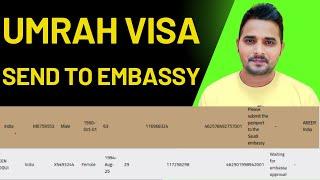 Umrah Visa Send to Embassy | Shanewar Ansari