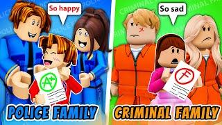 ROBLOX Brookhaven RP - FUNNY MOMENTS: Police Family vs Criminal Family