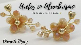 Aretes en Alambrismo con Antenas paso a paso 