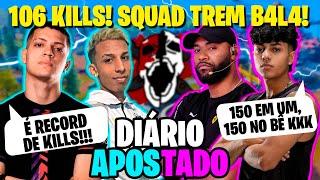 ESSA FOI A PARTIDA MAIS INSANA DO SQUAD DA RESENHA! RECORD DE K1LLS NO CAMP DIÁRIO AMASSARAM O MEGA!