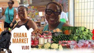 GHANA MARKET VLOG| LIVING IN GHANA, COST OF THE DAY, COOKING & MORE….