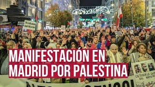 Alto el genocidio: sigue en directo la manifestación en Madrid por Palestina