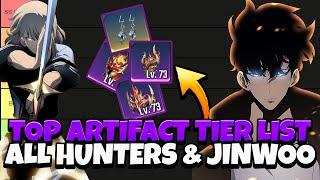 ARTIFACT TIER LIST FOR EVERY HUNTER & JINWOO! THE BEST SETUPS! [Solo Leveling: Arise]