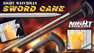 BUDK: The Impressive Night Watchman Sword Cane!