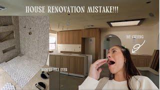 Cabinets & floors get installed!! // making my house a home