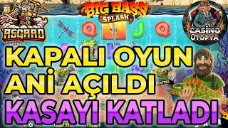 SLOT OYUNLARI  BİG BASS SPLASH | BİTMİŞ KASADAN big bass bonanza sweet bonanza 1000 max win yeni