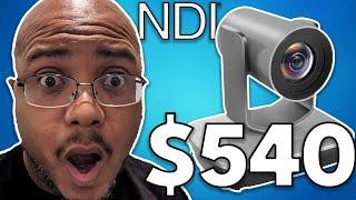 This NDI PTZ Camera is ONLY $540! | AVKANS AV-E20-NDI