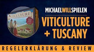 VITICULTURE/TUSCANY – Regelerklärung und Review – MICHAEL WILL SPIELEN