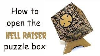 How to open Hell Raiser Puzzle