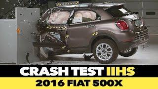 2016 Fiat 500X IIHS CRASH TEST Small Overlap