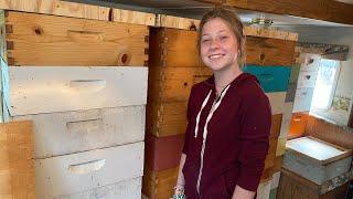 Storing Honey Supers For Winter + Some Young Beekeepers