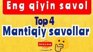 Eng qiyin savollar. Mantiqiy savollar. Apelsin. Jumboqlar. Bilib oling. Boshqotirmalar. Top 10.