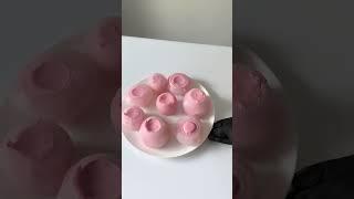 Красивые, а главное вкусные цветы из маршмеллоу.