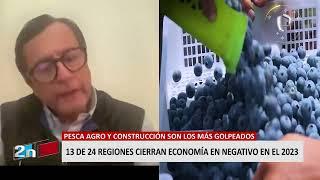 IPE: economía de 13 regiones del país cerrarán el año en números rojo