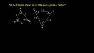 Congruent and Similar Triangles